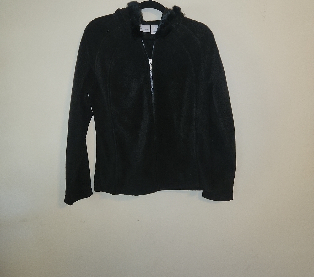 Kim Rogers Black Soft Cozy Jacket Medium